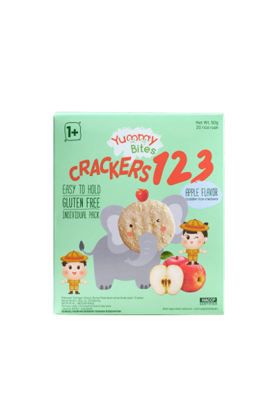 Bundle of 2 - Yummy Bites Rice Cracker 123